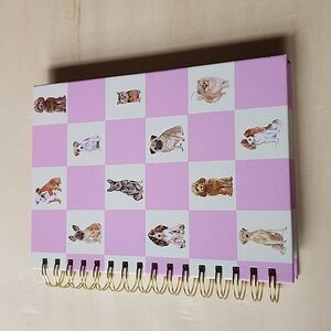 Brand New Eccolo Dogs Checker Boxes Notebook